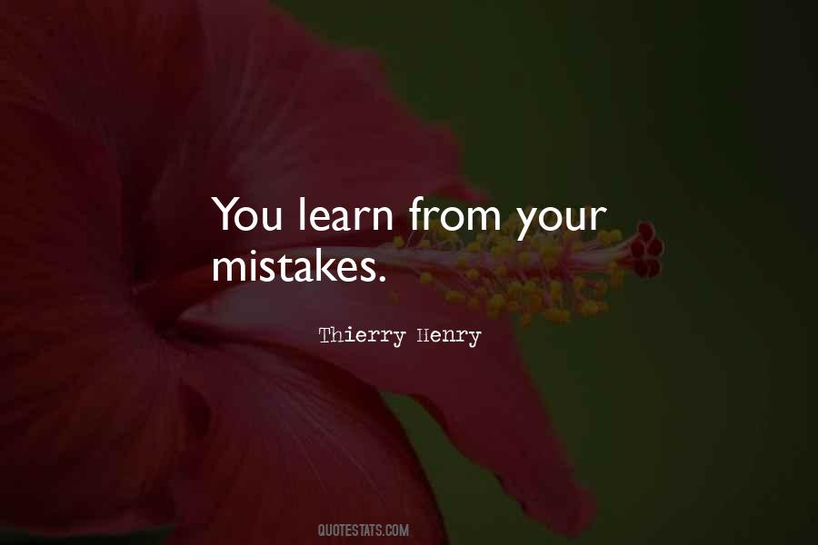 Quotes About Learn From Your Mistakes #1413768