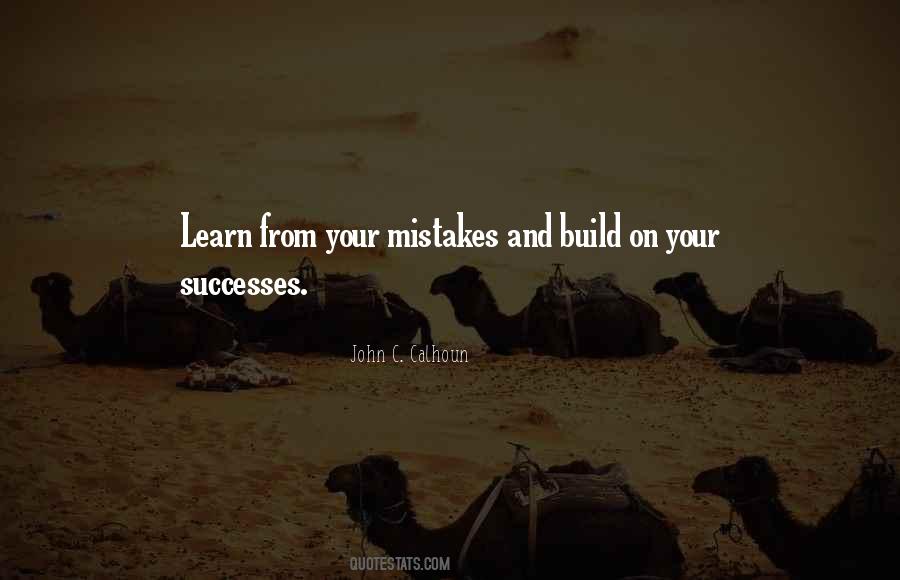 Quotes About Learn From Your Mistakes #1415112