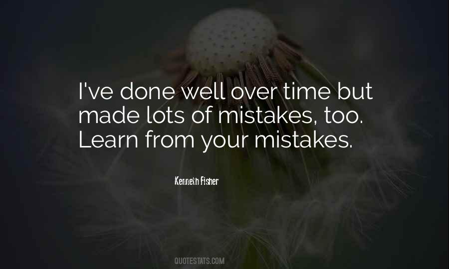 Quotes About Learn From Your Mistakes #1834914