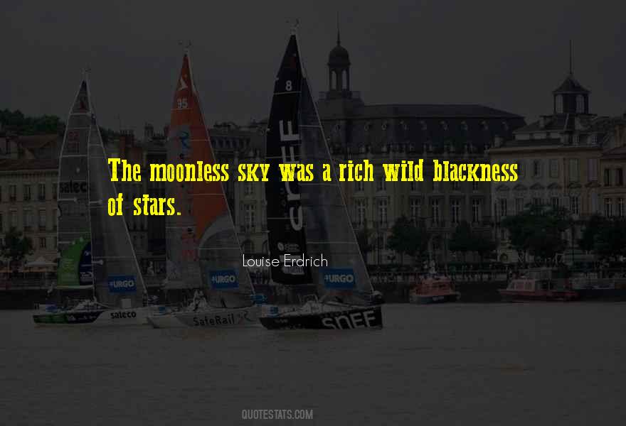 Moonless Sky Quotes #26500