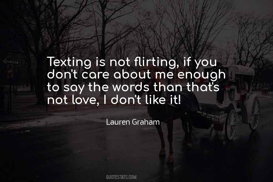 Flirting Love Quotes #37477