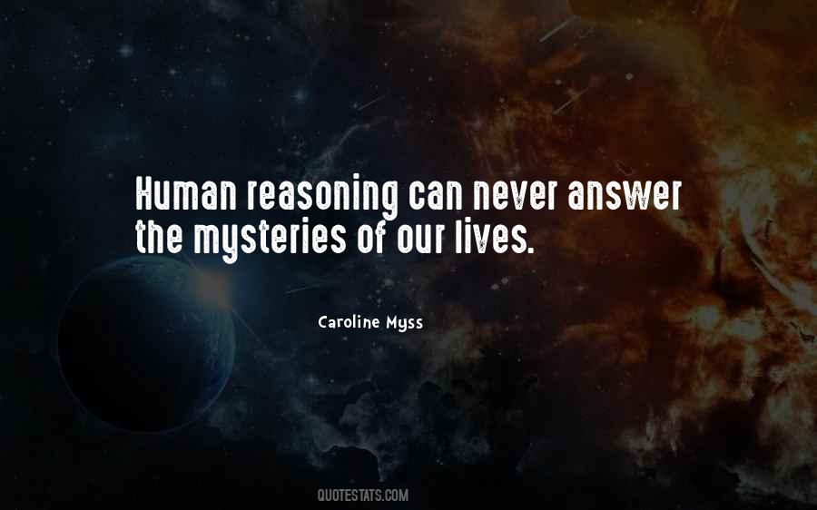 Quotes About Human Reasoning #1826447