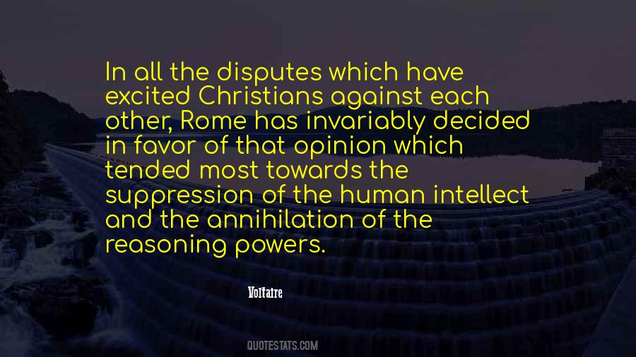 Quotes About Human Reasoning #552218
