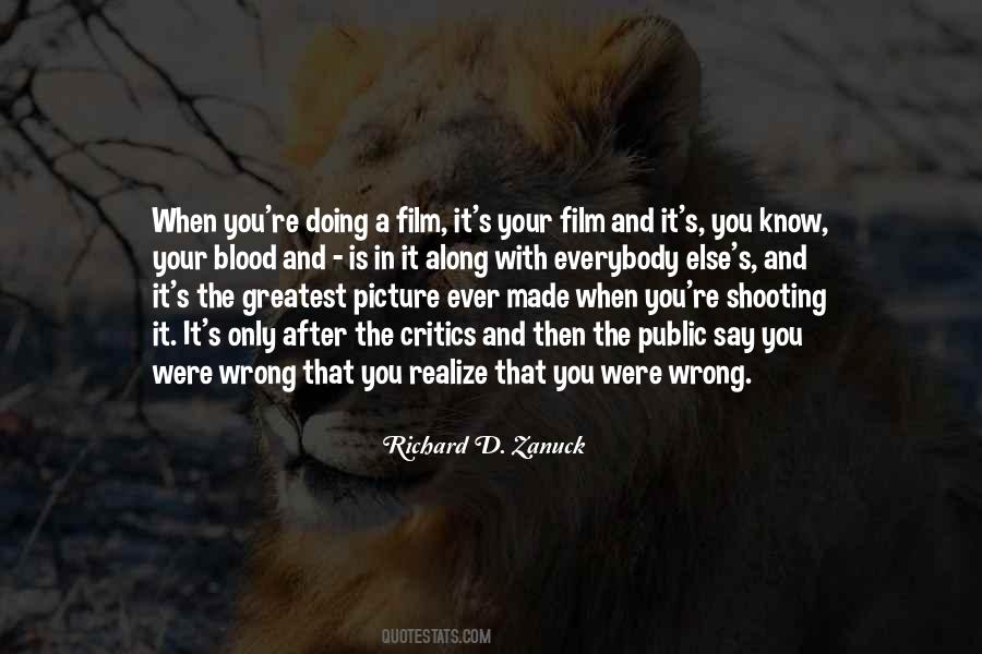 Quotes About Shooting Film #95006