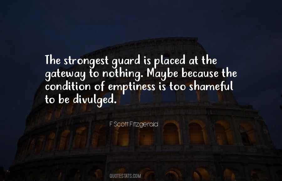Quotes About Your Guard Up #12868