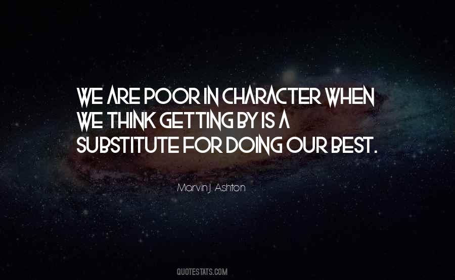 Quotes About Poor Character #80753