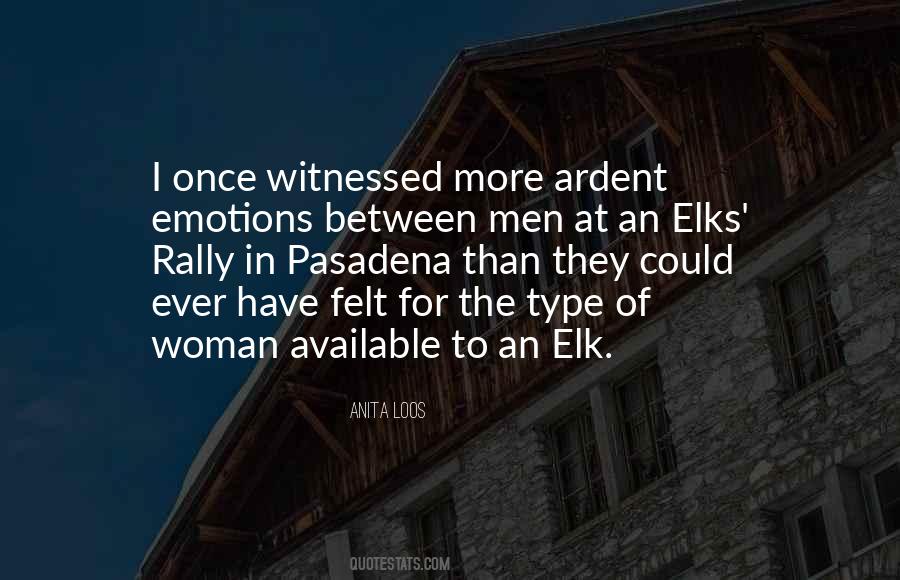 Quotes About Elk #62050