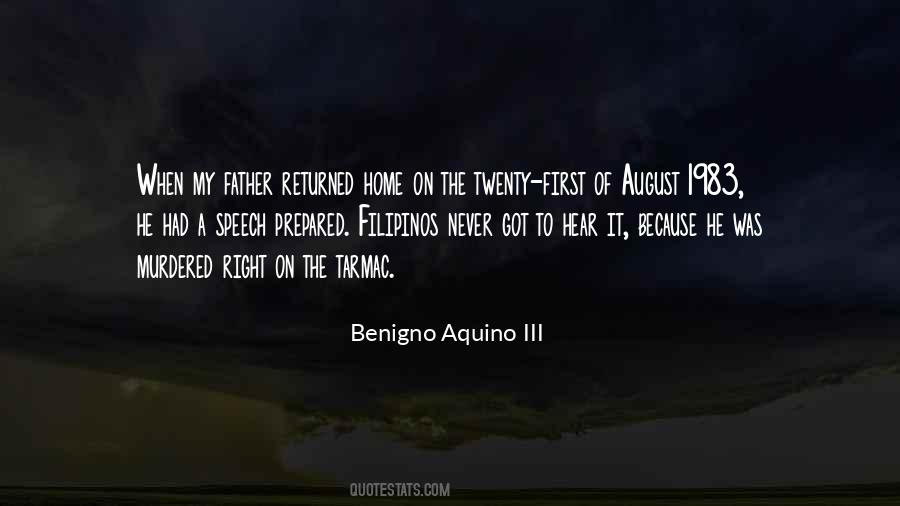 Benigno Quotes #1141198