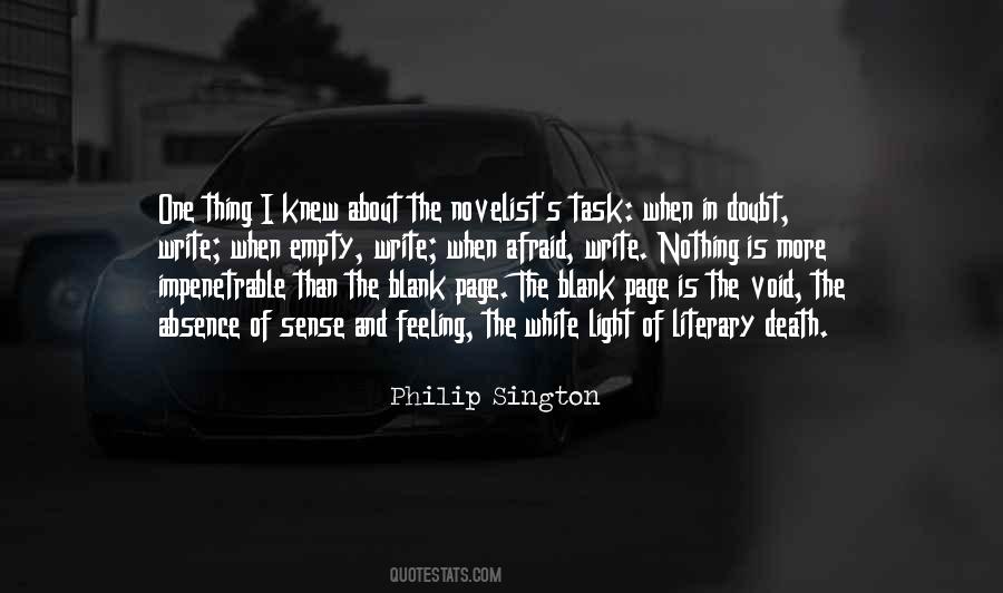 White Blank Page Quotes #258128