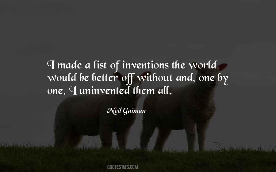 Quotes About Inventions #1685951