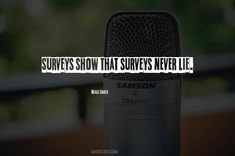 Quotes About Surveys #86041