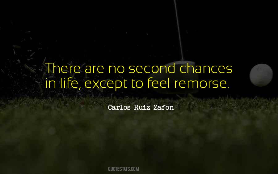 Quotes About No Second Chances #1734351