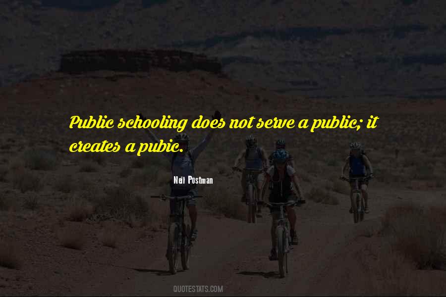 Quotes About Public Schooling #150595