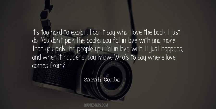 Quotes About Love Books #15789