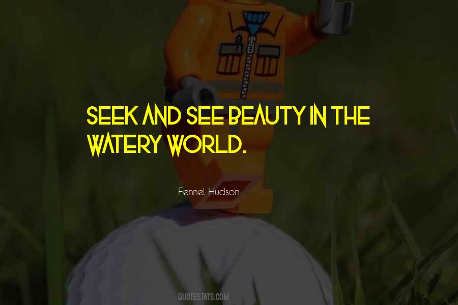 Quotes About Water World #94995