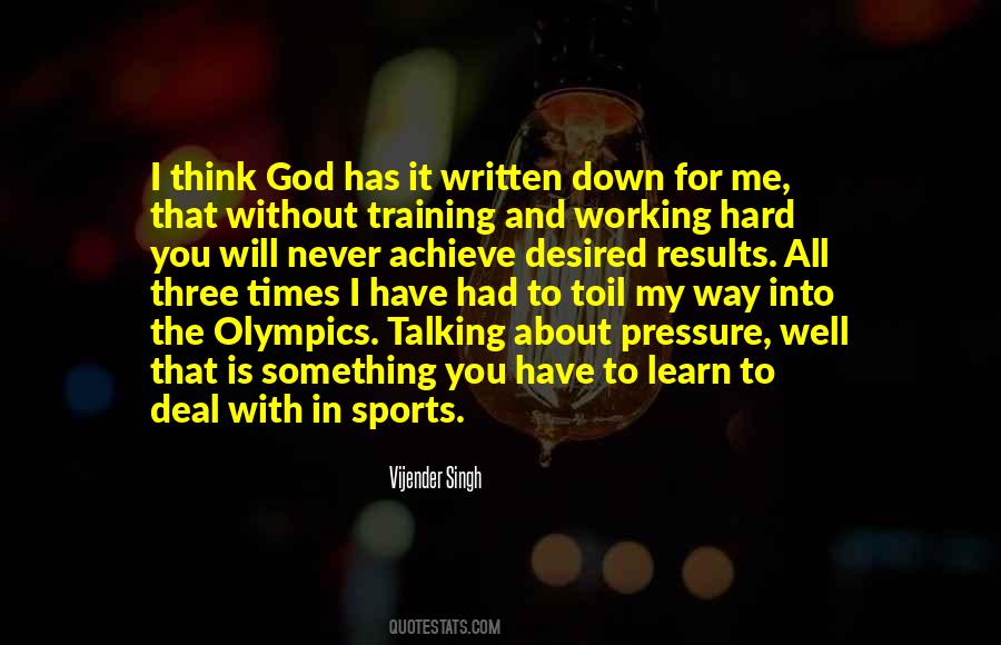 Quotes About Sports Training #1163804