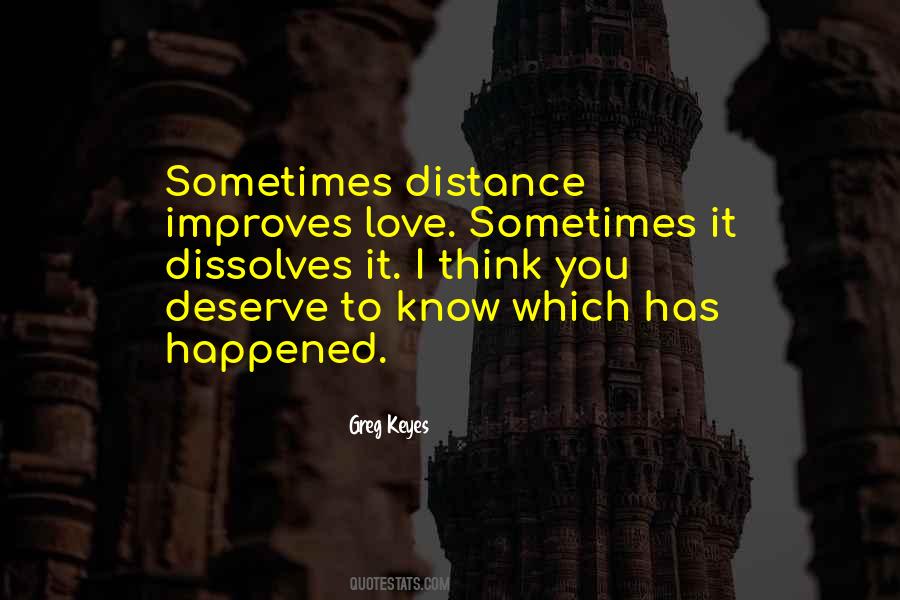 Quotes About Love Distance #125342
