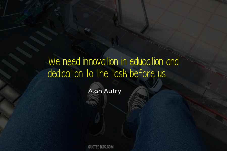 Quotes About Innovation In Education #436438