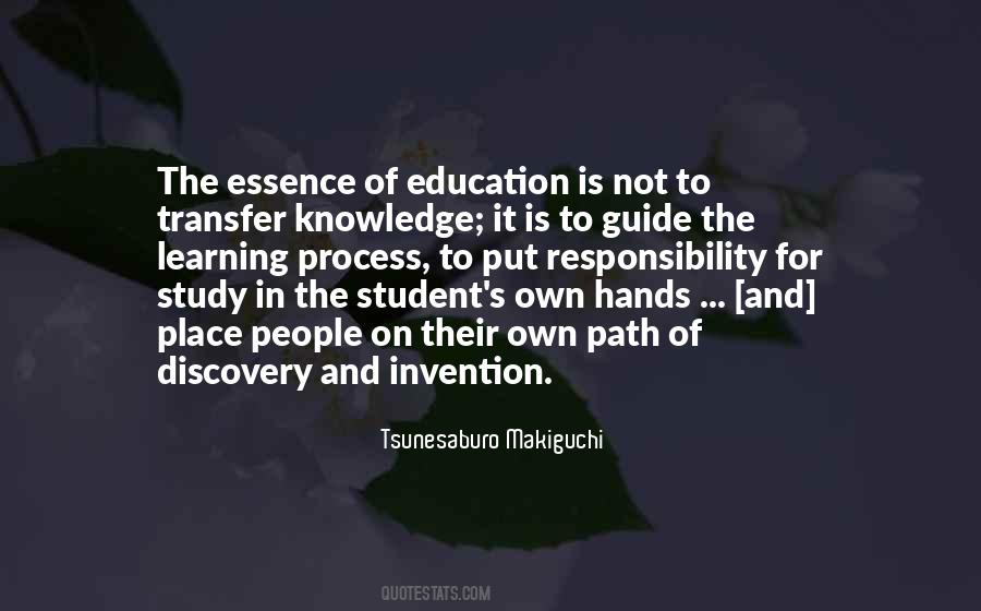 Quotes About The Essence Of Education #1178402