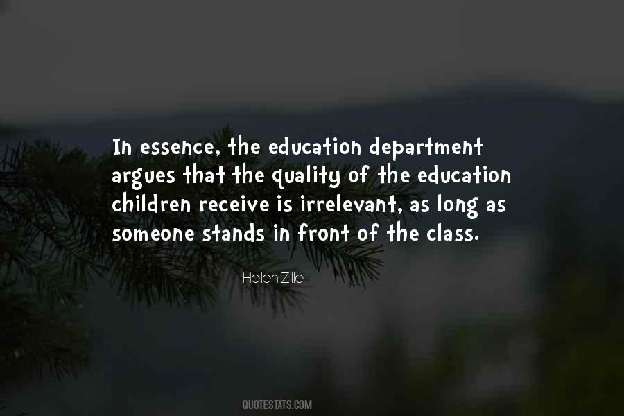 Quotes About The Essence Of Education #1740896