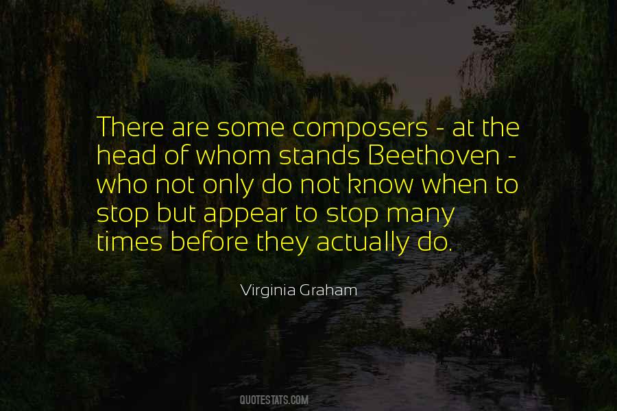 When To Stop Quotes #1055497