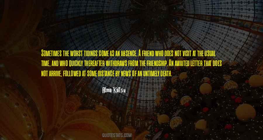 Quotes About Friendship Distance #1198783