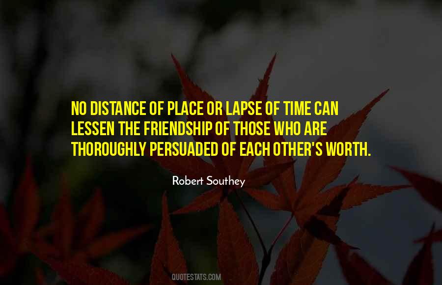 Quotes About Friendship Distance #12257