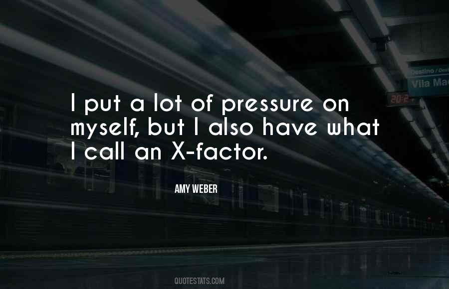 Quotes About X Factor #1062705