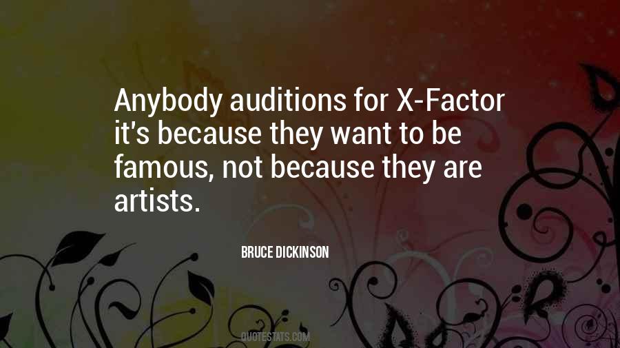 Quotes About X Factor #34191