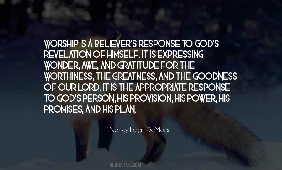 Quotes About The Lord's Provision #600475