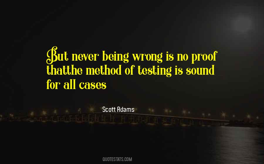 Quotes About Being Wrong #1624429