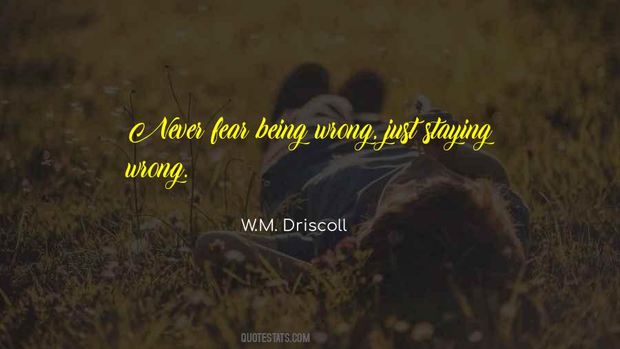 Quotes About Being Wrong #715609