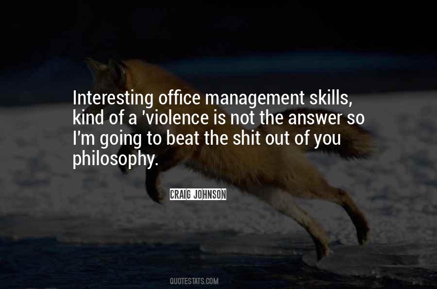 Quotes About Office Management #934875