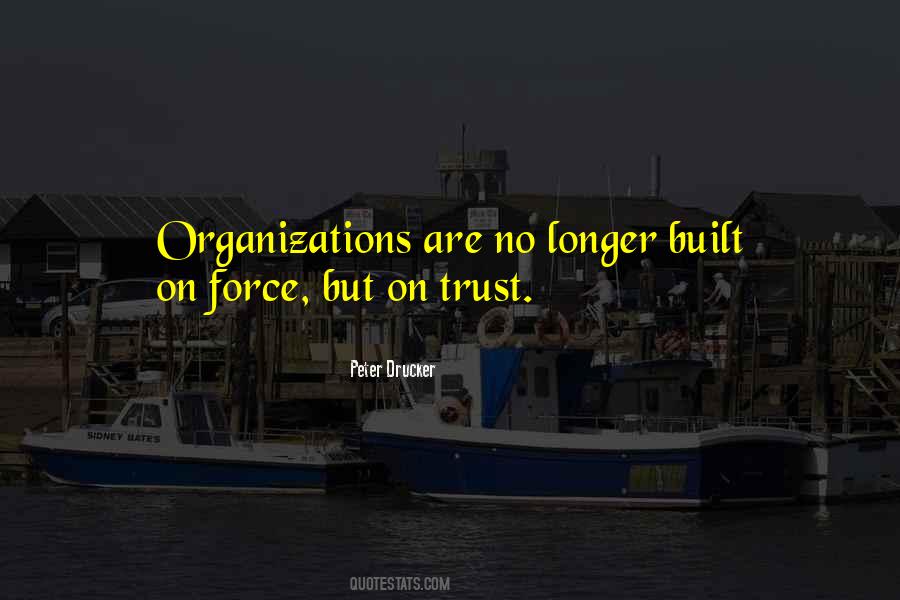 Quotes About Trust In Organizations #65187