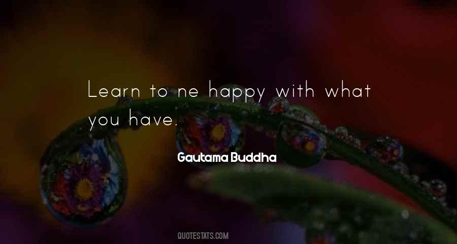 Quotes About Happy With What You Have #1607707