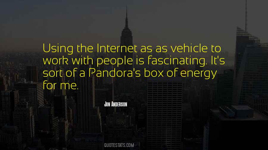 Quotes About Pandora's Box #1144732