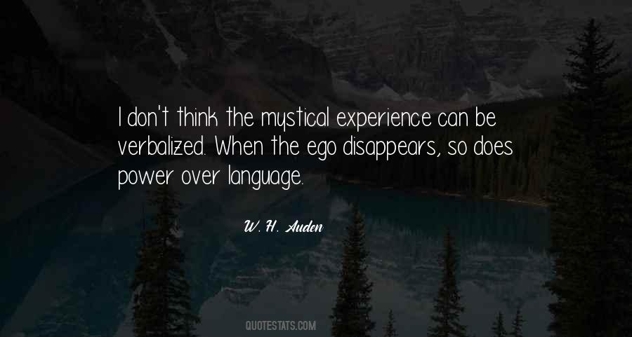 Mystical Experience Quotes #1378230