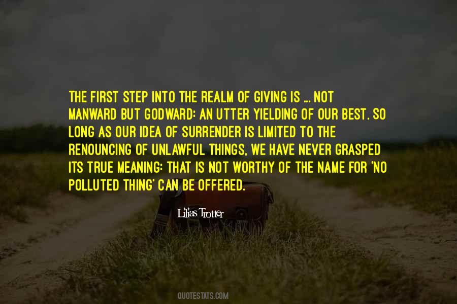 Quotes About Renouncing #1321031