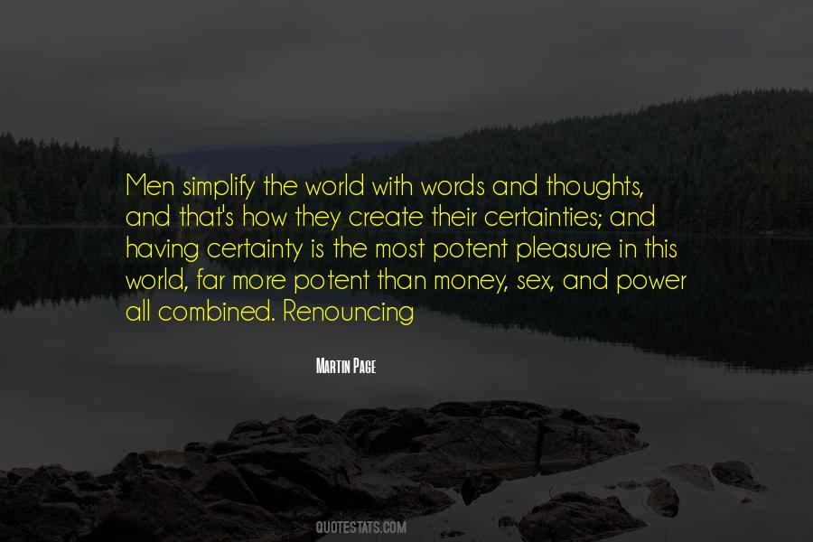 Quotes About Renouncing #687909