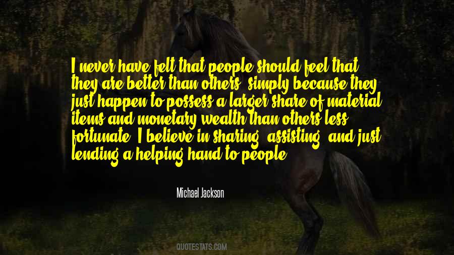 Quotes About Helping Those Less Fortunate #81078