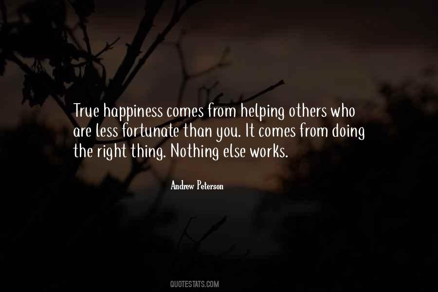 Quotes About Helping Those Less Fortunate #823099