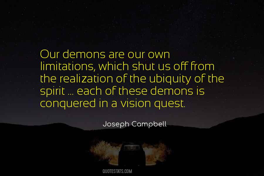 Quotes About Our Demons #300622