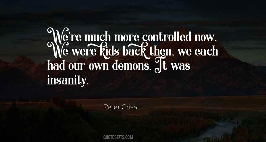 Quotes About Our Demons #305789