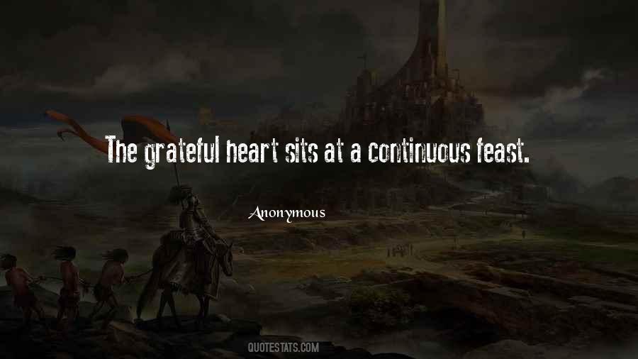 Quotes About Grateful Heart #1272799