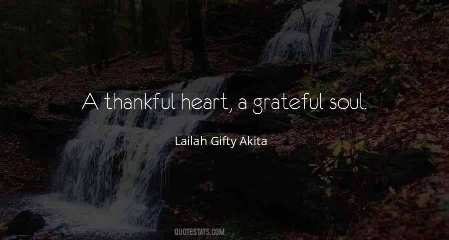 Quotes About Grateful Heart #21965