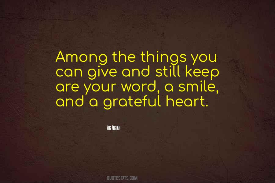 Quotes About Grateful Heart #558720