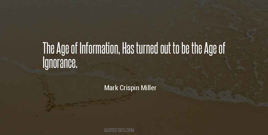 Quotes About Information Age #854078