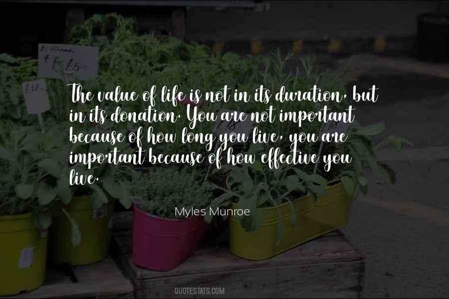 Quotes About Value Of Life #36277