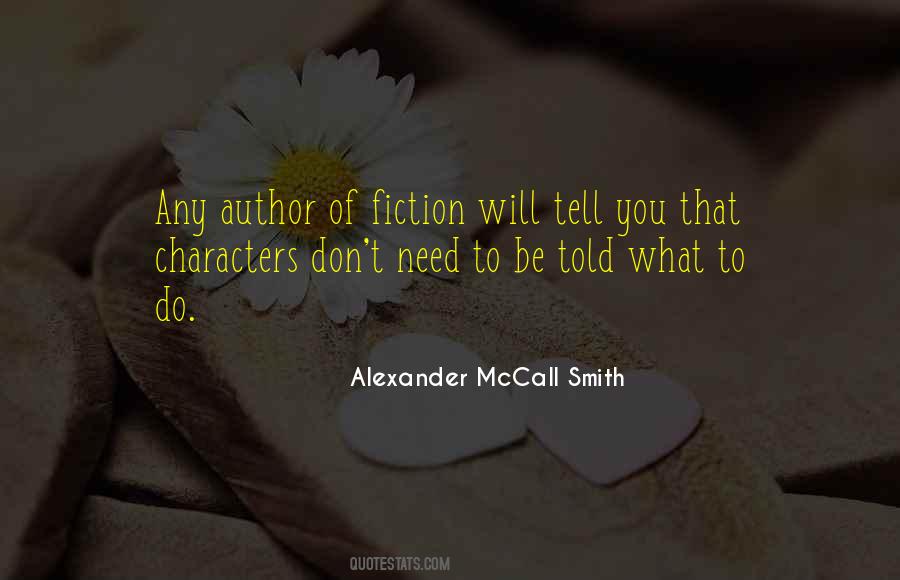 Author Fiction Quotes #397952