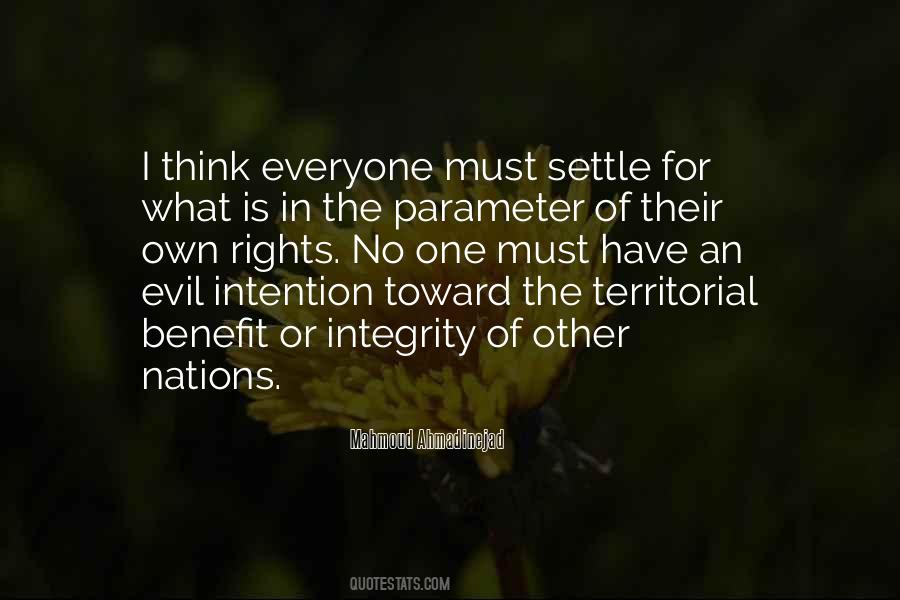 Quotes About Territorial #433148